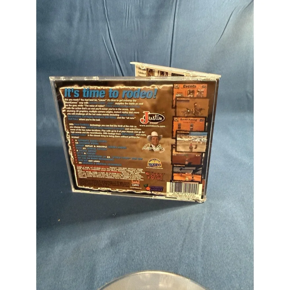 Head Games - Justin Boots Extreme Rodeo PC Game (Win 95/98/ME)